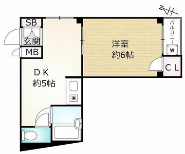 ラ・コート7【301号室】の間取り