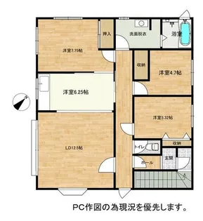北海道札幌市西区西野九条5丁目【一戸建】の間取り