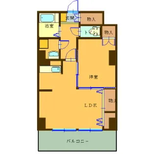 レジデンスカープ札幌【3階】の間取り
