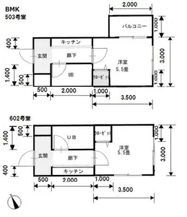 BMKビル【5階】の間取り