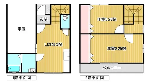 幸町ハイツ【101号室】の間取り