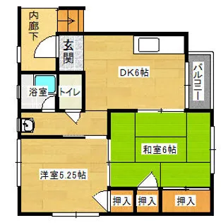福岡県北九州市門司区浜町【マンション】の間取り