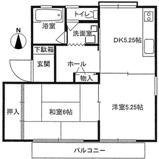 兵庫県西宮市北昭和町【アパート】の間取り