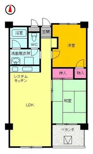 メゾンサクラ11期 北棟【301号室】の間取り