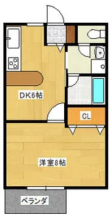 ディンプルハイツⅡ【2階】の間取り