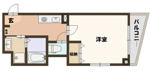 ジェイドコート酉島【2階】の間取り