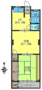 中田マンション【3階】の間取り