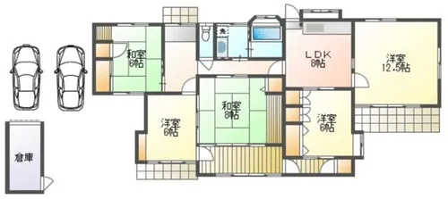福岡県筑後市大字徳久【一戸建】の間取り