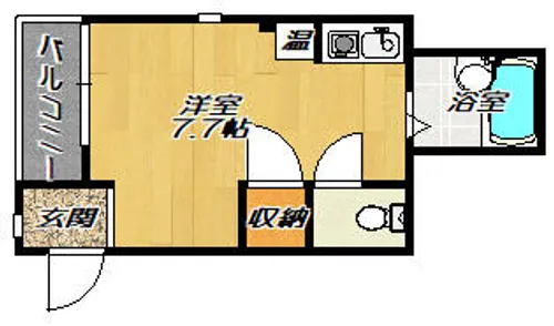 緑風ハイツ【3階】の間取り