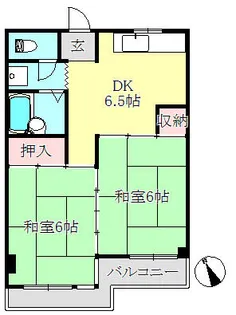 ハイムM2【3階】の間取り