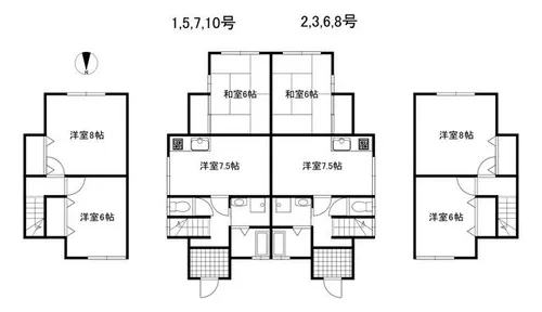 京都府亀岡市余部町榿又【一戸建】の間取り