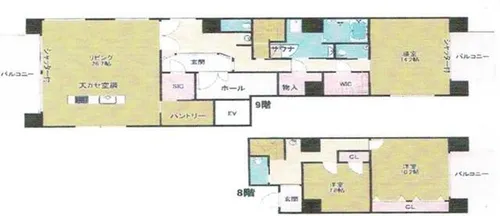 3LDKの間取り画像