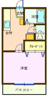 ピュアハイツ【B202号室】の間取り