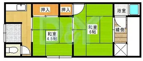 京都府京都市伏見区向島吹田河原町【一戸建】の間取り