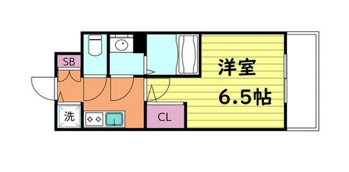 S-RESIDENCE高井田beleta【4階】の間取り