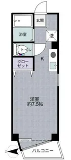 セピアコート【310号室】の間取り