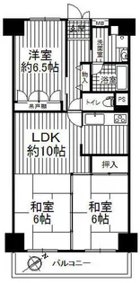 シャルム堺【13階】の間取り
