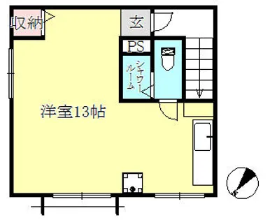 白川ハイツ【2階】の間取り
