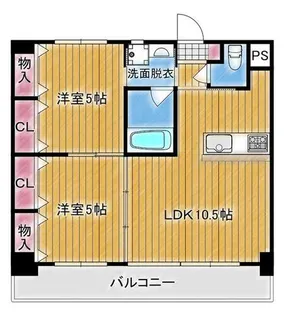 福岡県北九州市八幡西区八枝3丁目【マンション】の間取り