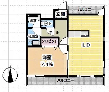 エクセル富士【403号室】の間取り