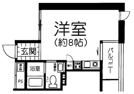 大阪府大阪市中央区大手通1丁目【マンション】の間取り