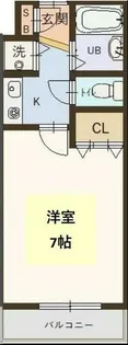 グランデ御池【4階】の間取り