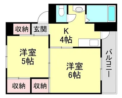 ヴィラナリー愛知川Ⅰ号棟【1階】の間取り