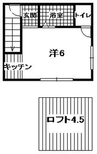 京都府京都市下京区綾小路通西洞院西入妙伝寺町【一戸建】の間取り