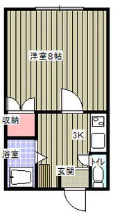 アペックス弐番館【203号室】の間取り