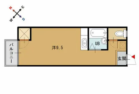 コーポY&Y【205号室】の間取り