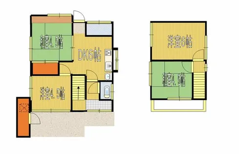 愛知県豊橋市岩屋町字岩屋西【一戸建】の間取り