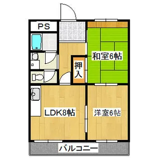 兵庫県宝塚市小林5丁目【マンション】の間取り