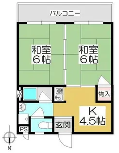 グレース16 2階【201号室】の間取り