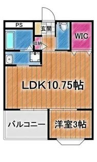 ラウトSentosa輝【4階】の間取り