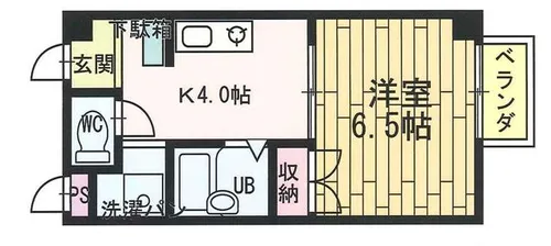 大阪府吹田市千里山東2丁目【マンション】の間取り