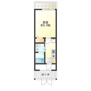 ホワイエ泉堂町【102号室】の間取り