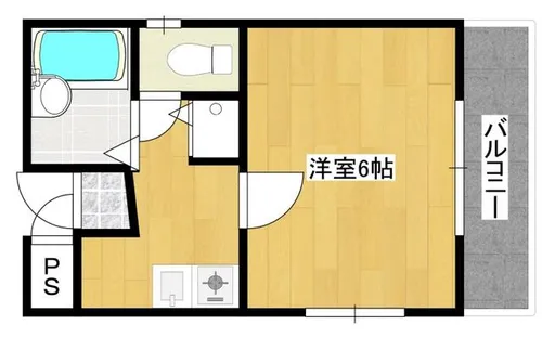 兵庫県神戸市中央区国香通6丁目【マンション】の間取り