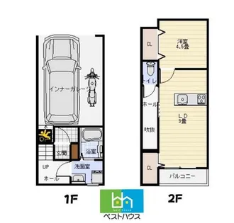 INFINITY Ⅰ【1号室】の間取り