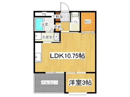 福岡県大川市大字向島【マンション】の間取り