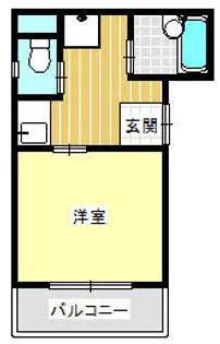 マイウェイ刀根山【3階】の間取り