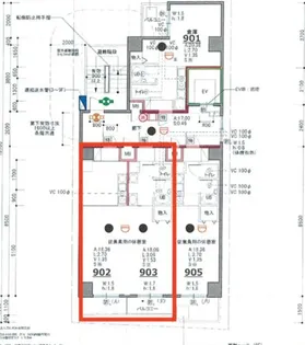 京都府京都市右京区西院南高田町【マンション】の間取り