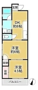 春日野ハイツ【801号室】の間取り