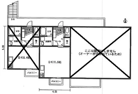 プランドール天王【2階】の間取り