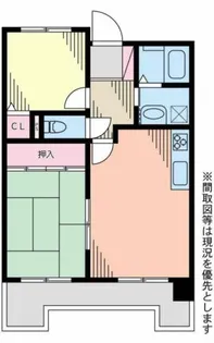 パレス栄町【405号室】の間取り
