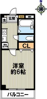 サンロイヤル備後【4階】の間取り