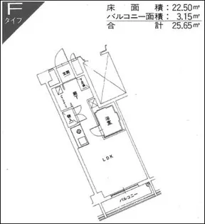藤和大名コープ【5階】の間取り
