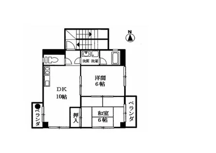フォレスト太閤ビル【301号室】の間取り