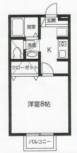グランコート【101号室】の間取り