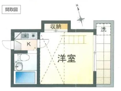 ノースシティーレジデンス【2階】の間取り