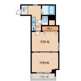 桜マンション2【4階】の間取り